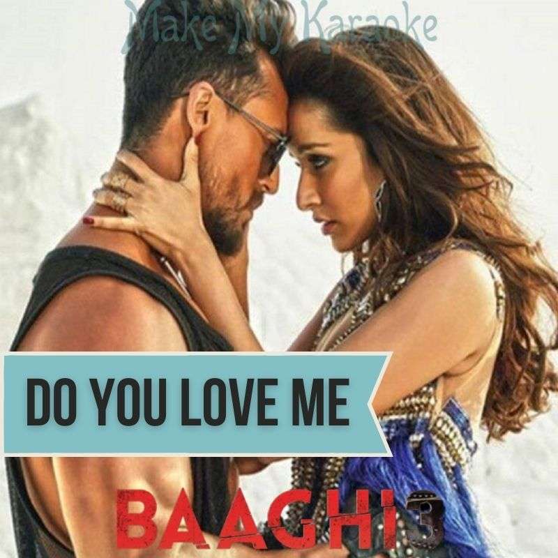 Do You Love Me Video Karaoke With Lyrics Baaghi 3 Video Karaoke